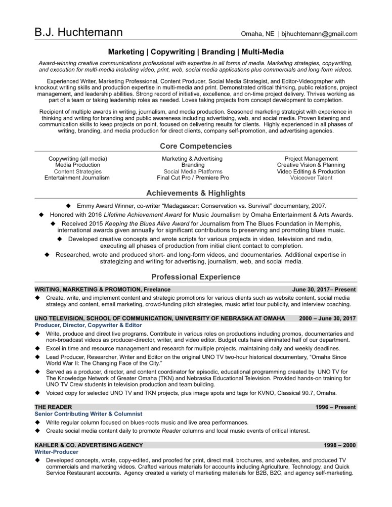 BJ_Huchtemann_Resume 2018 Best no phone p1