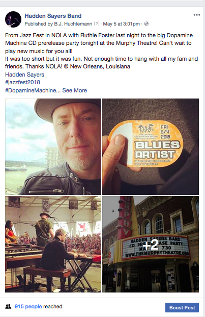 Hadden Sayers NOLA Jazzfest